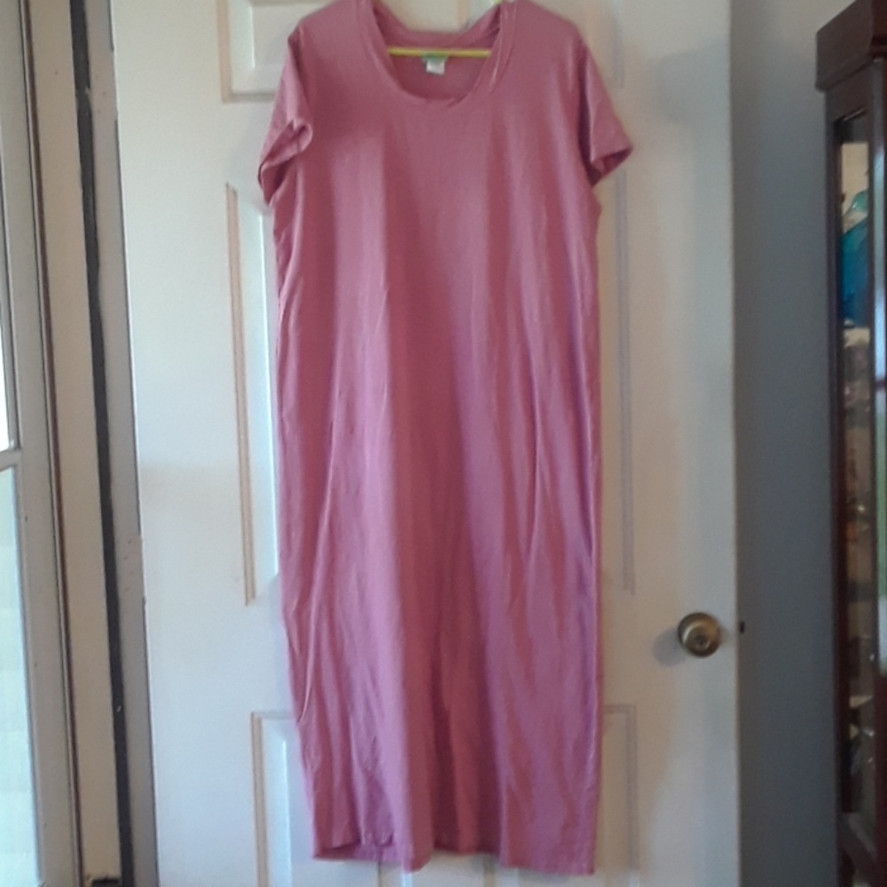 Pink Cotton Dress